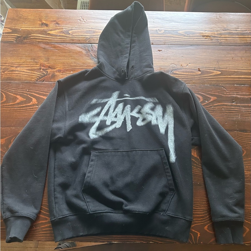 Black Stussy Hoodie (size small)